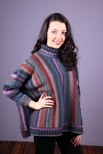 3024 Poncho with Sleeves