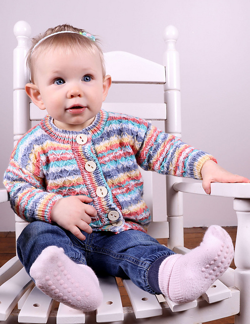 3014 Quilted Lattice Cardigan