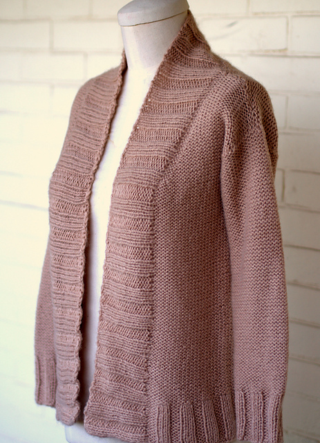3062 Reverse Stockinette Cardi