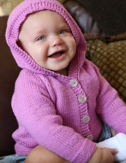 3086 Baby's Hooded Cardigan