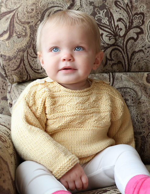3125 Baby's Guernsey Pullover