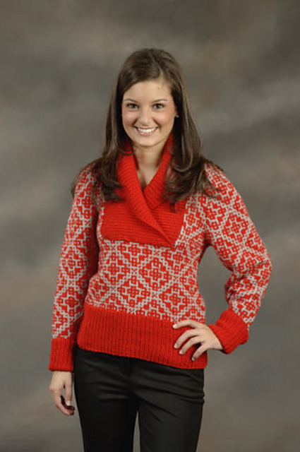 Ladies Fair Isle Pullover