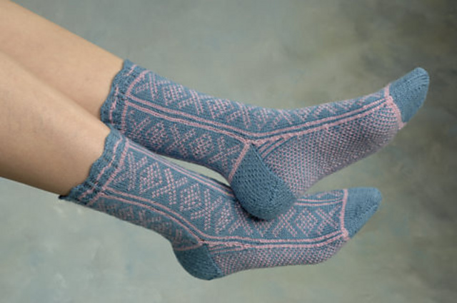 Diamonds Pattern Socks