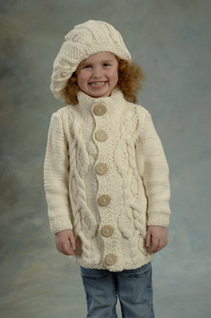 1891 Kid's Cabled Cardigan