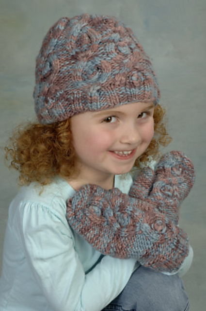 Kid's Hat and Mittens