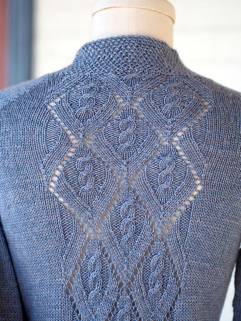 3166 Open Raglan Cardigan