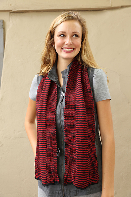 3143 Striped Scarf