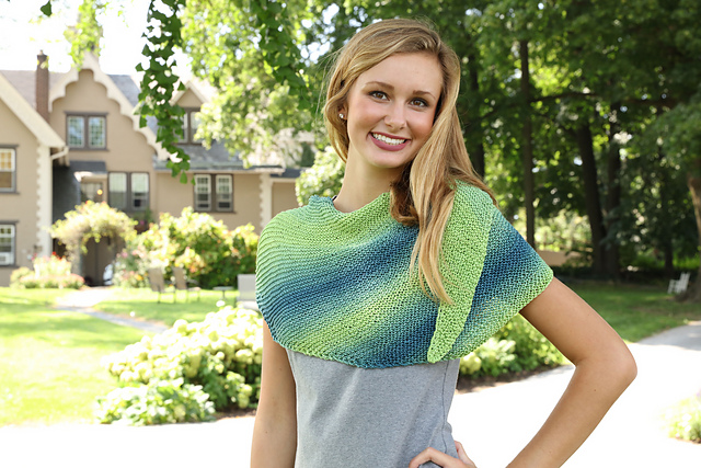 F793 Asymmetric Shawl