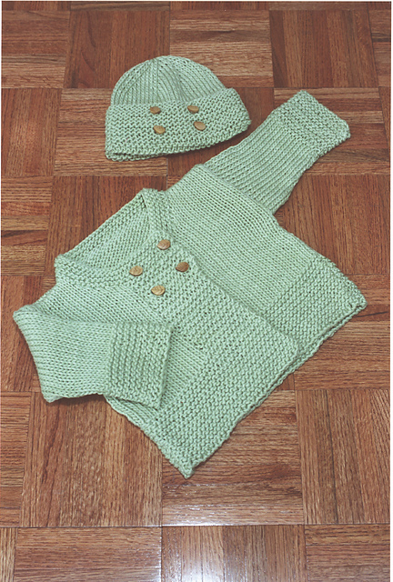 C135 Baby Sweater and Hat