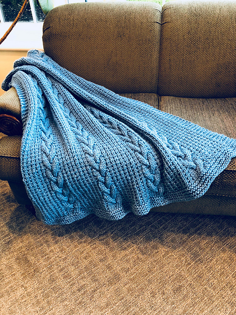 3263 Twin Cables Afghan