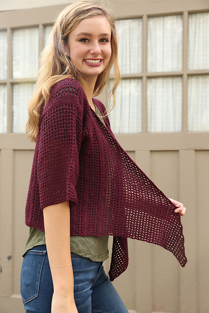 Ravelry: 3318 Cardigan pattern by Plymouth Yarn Design Studio