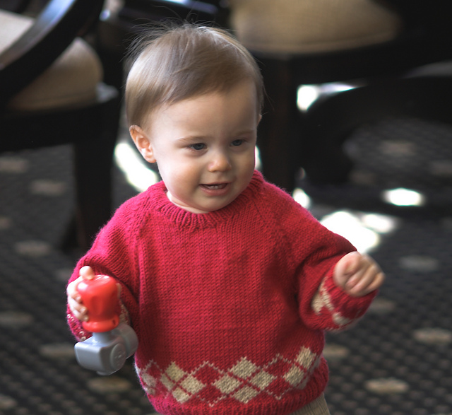 2089 Fairisle Baby Pullover