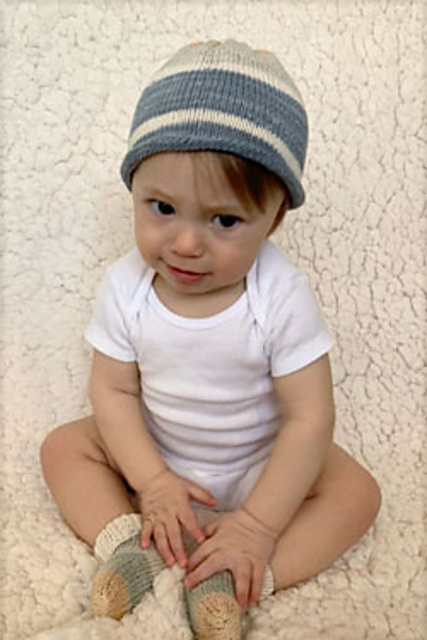 F908 Rolled Brim Baby Hat