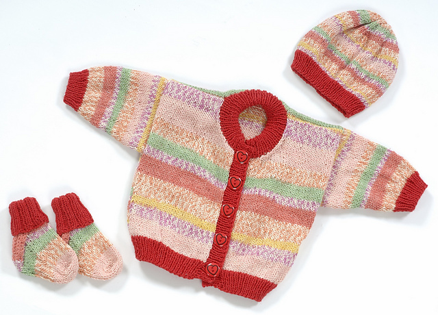 1180 Baby Cardigan Set