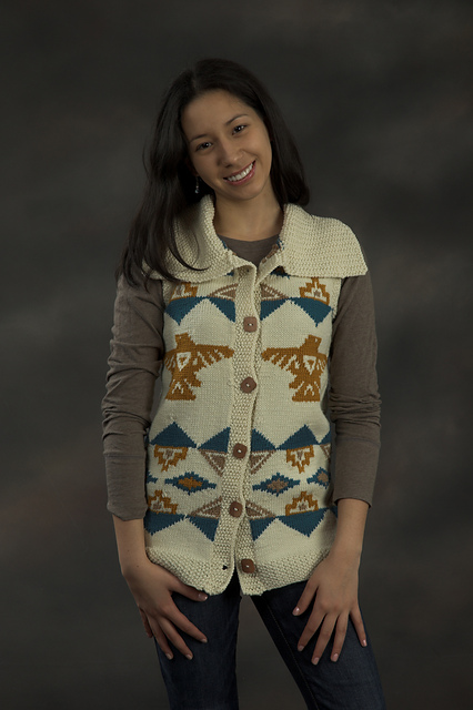 Ladies Southwestern Vest 