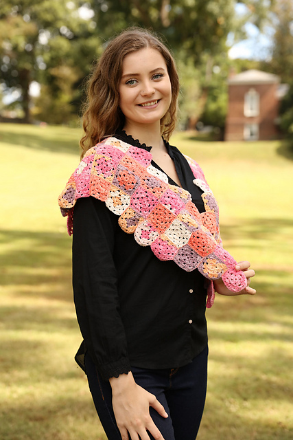 Ravelry: 3345 Modular Shawl pattern by Plymouth Yarn Design Studio