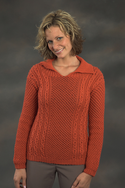 Woman's Cabled Pullover