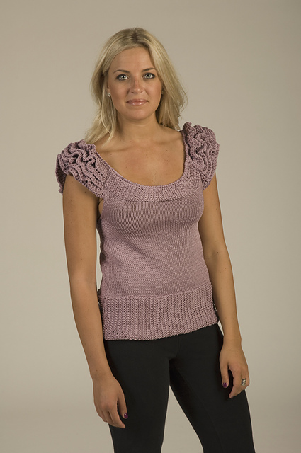 Ruffled Sleeve Top