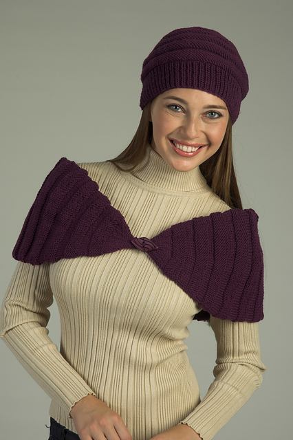 Rippled Hat and Wrap
