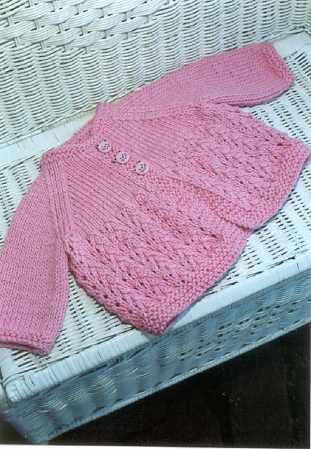 C116 Baby Cardigan and Afghan