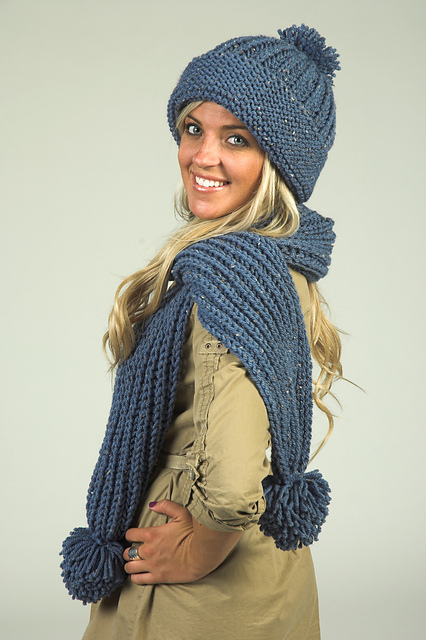 Brioche Hat and Scarf