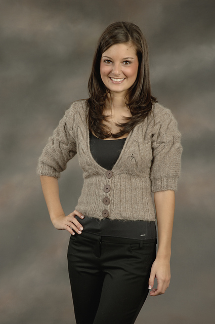 Cabled Cardigan