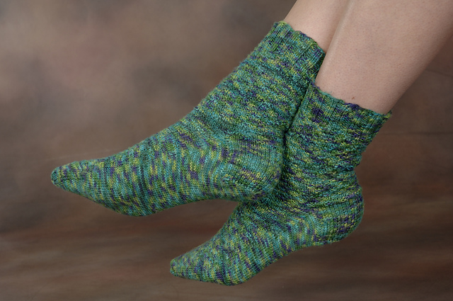 Basketweave Socks