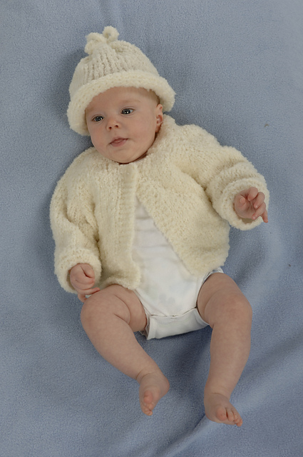 Baby Sweater and Hat