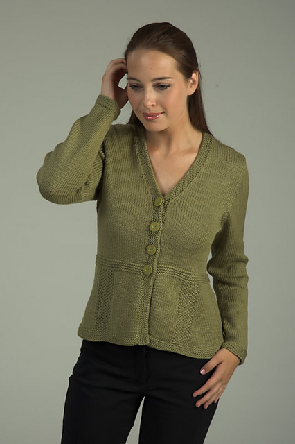 1921 Back Panel Seed Cardigan