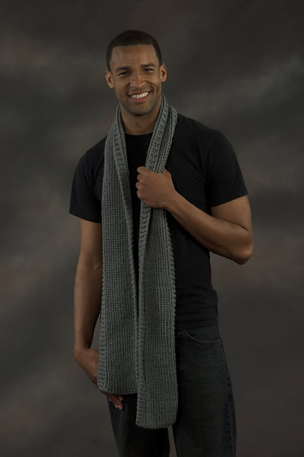 Brioche Edge Scarf