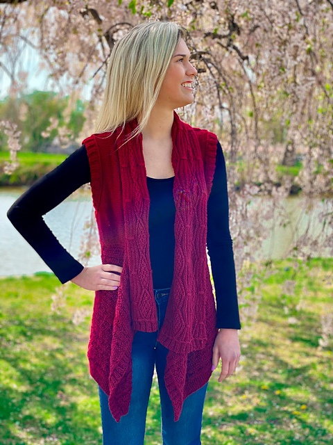 3433 Women's Long Vest