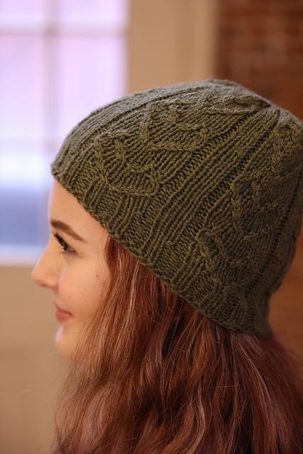 Ravelry: F967 Cable and Rib Heart Hat pattern by Plymouth Yarn Design ...