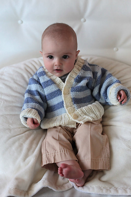 Striped Baby Cardigan