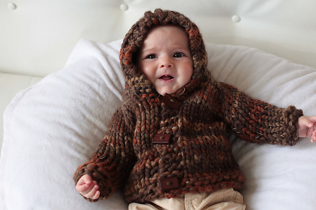 Top Down Baby Jacket