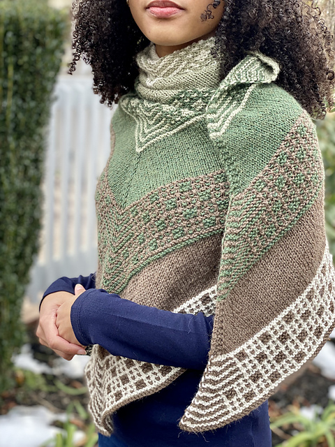 M134 Dancing Pine Shawl