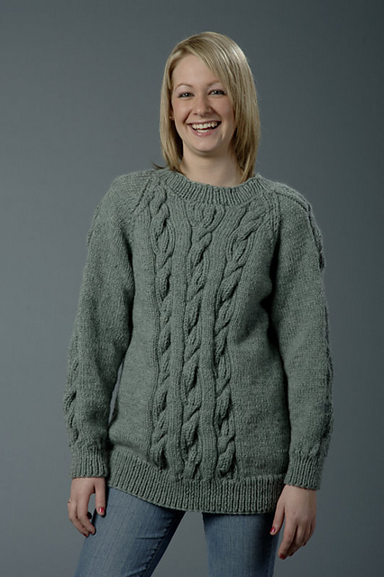 Cabled Pullover