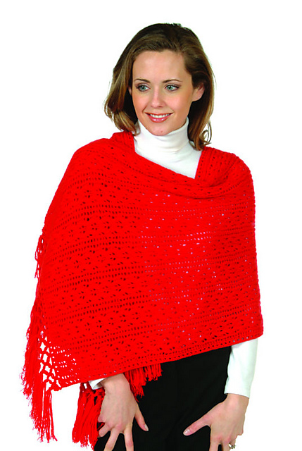 Lacey Ribs Scarf & Shawl