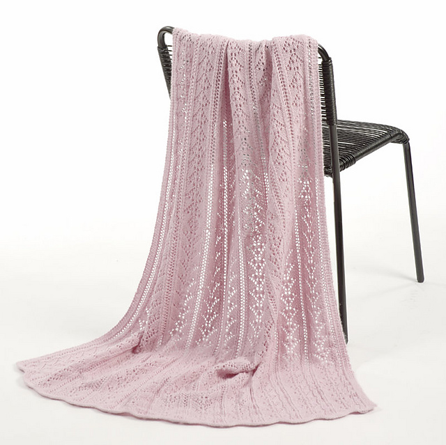 1148 Cherry Blossom Lace Afghan