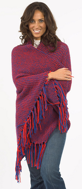 F219 Encore Worsted Team Afghan