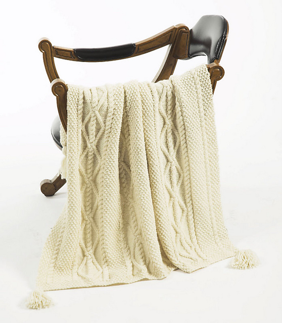 1152 Cabled Throw