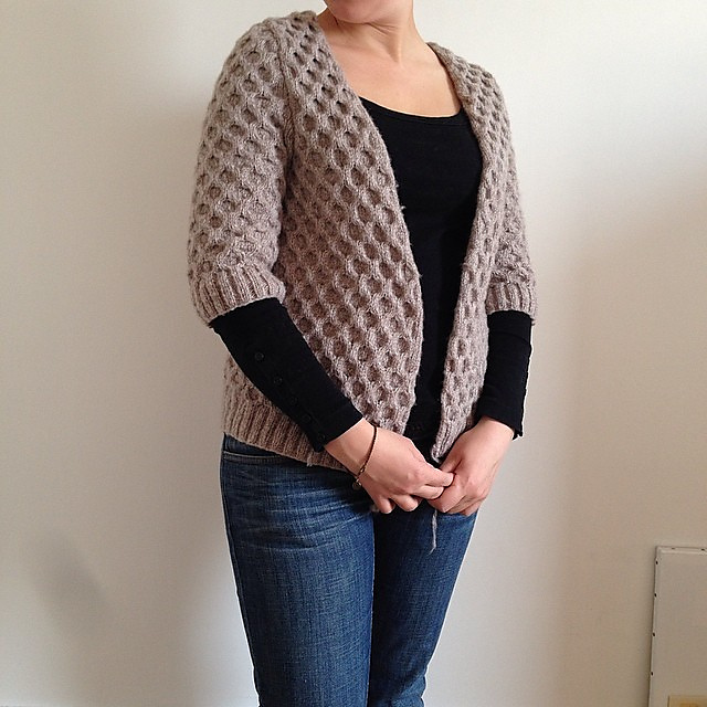 Gilet court point fantaisie