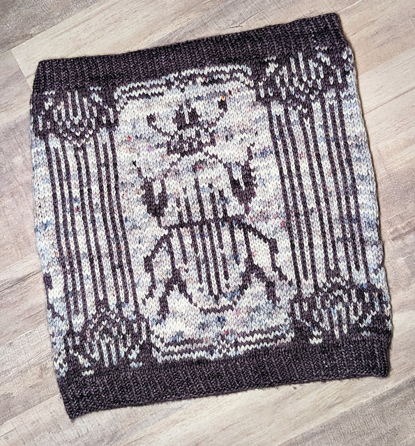 Beetle Brooch Cowl