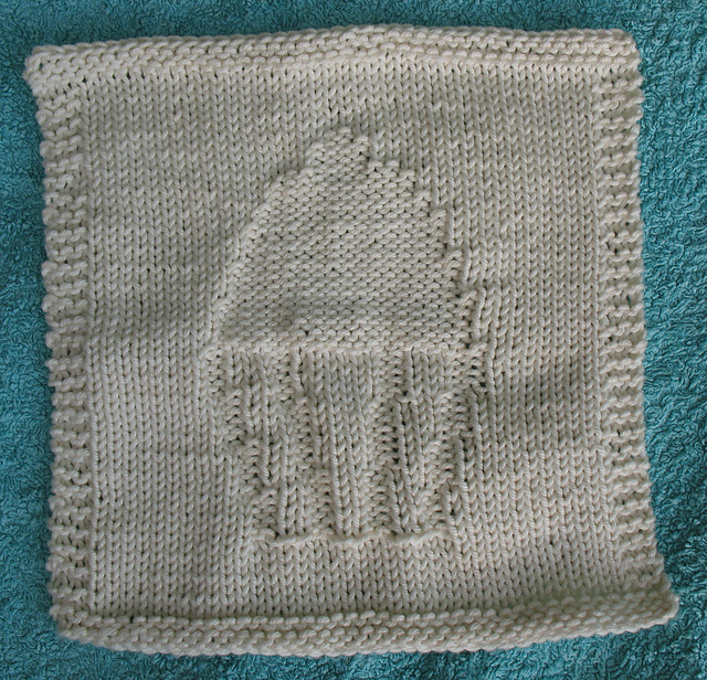 Cupcake Dishcloth
