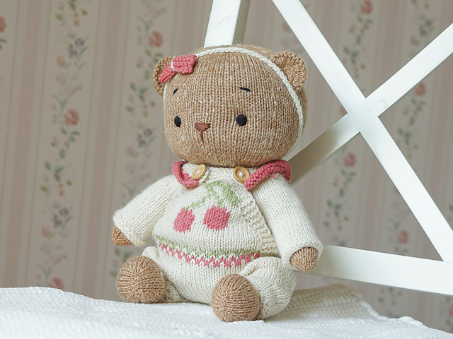 Doll Toy Clothes - Outfit Cherry for Teddy Bear