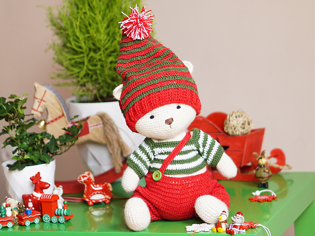 Christmas Easy Outfit for Teddy