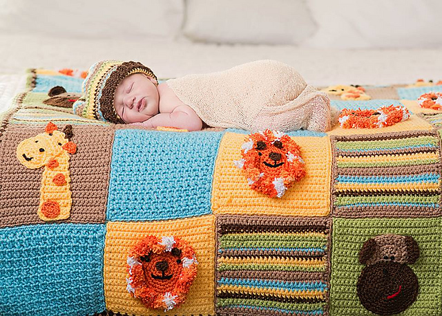 Jungle Pals Baby Blanket