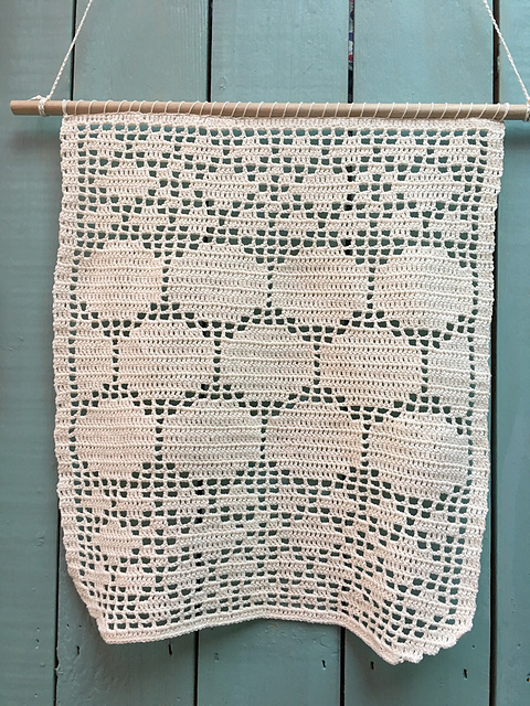 Filet Crochet Wall Hanging