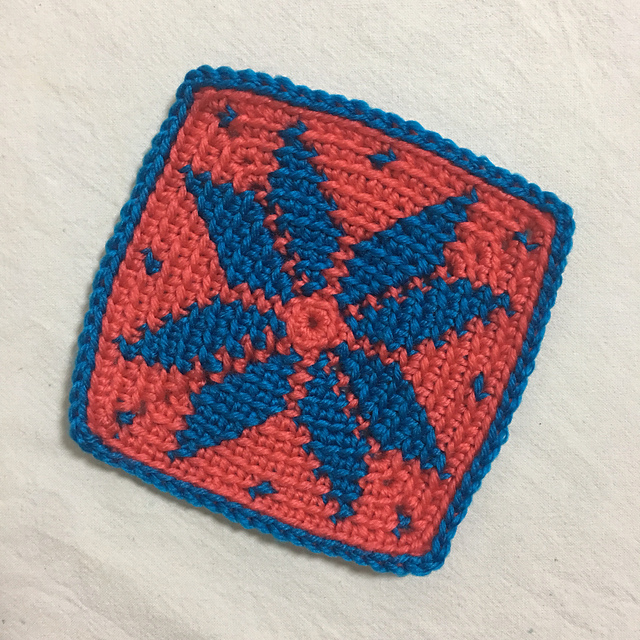 Tapestry Crochet Coaster 1