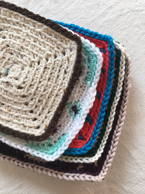 Tapestry Crochet Coaster - Plain