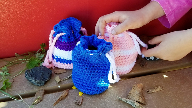 Ravelry: Child's Treasure Pouch pattern by Patricia J Angus